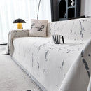 Couch Cover Reversible Chenille Sofa Slipcover for Sectional Multi-Use Decorative Couch Protector