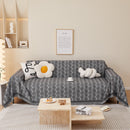 Leaf Universal Furniture Protector Chenille Couch Cover, Large Couch Cover Blanket for Couch Sofa
