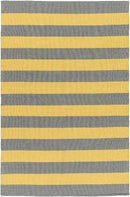 Atlanta Modern Gray/Yellow Area Rug