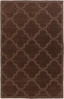 Ermont Modern Chocolate Brown Area Rug