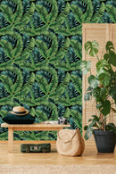 Large Palm Leaves Wallpaper