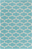 Zeumeren Modern Blue/Ivory Area Rug