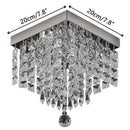 DecorBites™ Crystal LED Chandelier Ceiling Lamp for Luxe Home Decor