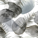 Grey Spots and Leaves Wallpaper