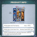 Soul Travel Agency Book Nook Miniature Dollhouse Kit by Wizardi F07M5-31-CWGA201