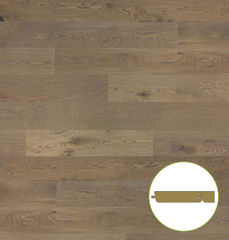 Woodland Treasures 5/8 in. x 7.5 in. x 95.5 in. Long Plank Engineered Hardwood Flooring