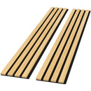 Solid Wood Acoustic Slat Wall Panels (Broad Strip)