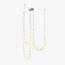 Acrylic Pearl Necklace Chandelier