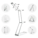 Minimalist silver foldable dimmable led desk lamp study room