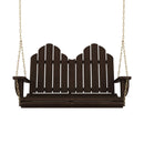Amish Casual Heavy Duty Black Adirondack Porch Swing