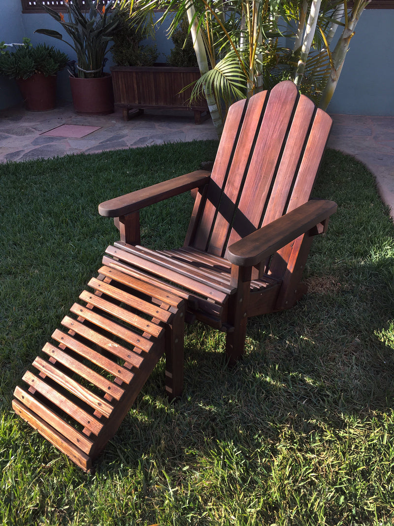 Redwood Adirondack Chair