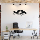 Bass Fish Design - Metal Wall Art