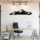 Mount Bachelor Metal Wall Art – Oregon Mountain Ski Resort Wall Decor