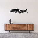 Salmon Fish Metal Wall Art – Fishing Cabin Lake House & Outdoor Decor