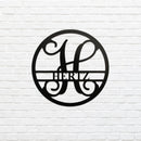 Monogram - Metal Wall Art