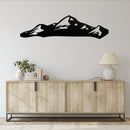 Mount Bachelor Metal Wall Art – Oregon Mountain Ski Resort Wall Decor