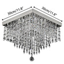 DecorBites™ Crystal LED Chandelier Ceiling Lamp for Luxe Home Decor