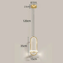 DecorBites™ LED Pendant Chandelier Light for Bedroom, Living Room - Modern Minimalist Design