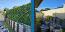 Sample Panel – White Oasis Vertical Garden (Small Sample)
