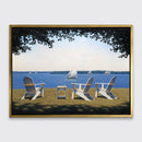 Afternoon Seating - Limited Edition Canvas Print