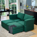 Ainfox Modular Sectional Couches for Living Room,  Convertible Sleeper Sofa Bed with Storage