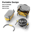 (Open Box) AirSupply MS12 Portable Mist Fan, 19,200mAh Battery & 2.9-Gallon Tank