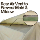 Built-In BBQ Outdoor Gas Grill Cover 36"L x 30"D x 16"H Taupe