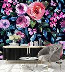 Dark Floral Wallpaper