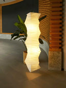 Akari Irregularly Twisted Paper 33N Pendant Light