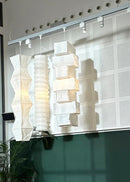 Akari Rectangular Stacked Paper 36N Pendant Light