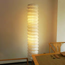 Akari Spiral Paper UF4-31N Floor Lamp