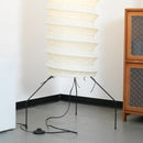 Akari Spiral Paper UF4-31N Floor Lamp