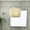 Kanso Square Rice Paper Pendant Light