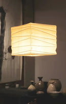 Kanso Square Rice Paper Pendant Light