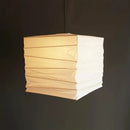 Kanso Square Rice Paper Pendant Light
