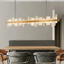 Geometric Alabaster Chandelier