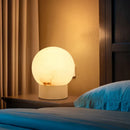 Alabaster Globe Table Lamp