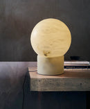 Alabaster Globe Table Lamp