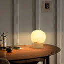 Alabaster Globe Table Lamp