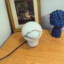 Alabaster Globe Table Lamp