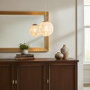 Alabaster Ball Pendant Light