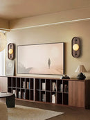 Alabaster Bezel Wall Lamp