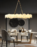 Alabaster Burton Round Chandelier