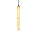 Alabaster Cylindrical Pendant Light