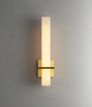 Rectangle Alabaster Milan Wall Sconce