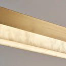 Alabaster Rectangle Linear Pendant Light