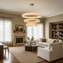 Alabaster Rivage Round Chandelier