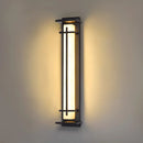 Imitation Alabaster Square Outdoor Wall Light