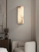 Alabaster Alvia Striped Wall Light