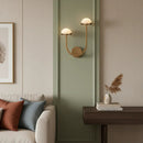 Mushroom Alabaster Wall Sconce